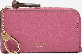 Cole Haan Womens Rachel Card Case - Dark Pink