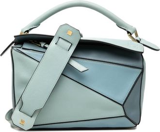 Loewe Pre-owned Loewe Small Tricolor Calfskin Puzzle Satchel Ladies RD1I54RDJHT8LQN6