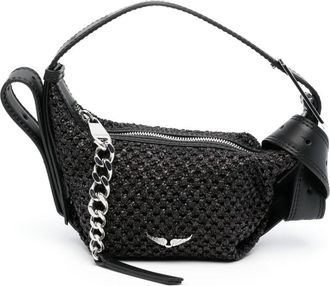 Zadig&Voltaire small Le Cecilia XS shoulder bag - women - Polyamide/Calf Leather - OS - Black