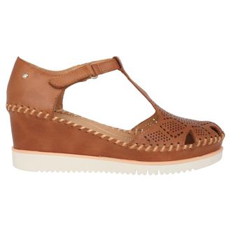 Pikolinos Bruine dames sleehak sandalen voor de zomer - Dames - Sleehakken - Bruin - 41 EU - Schoenen