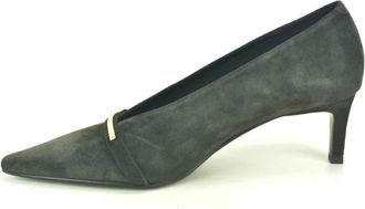 Zinda Schoenen, Dames, Bruin, 40 EU, Su&egrave;de, Bruine su&egrave;de pump + hak 4cm