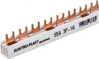 OEM Barra Colectora De Horquilla 3p 80a 16 Mm&sup2; 54mod 3f S543f16 45316