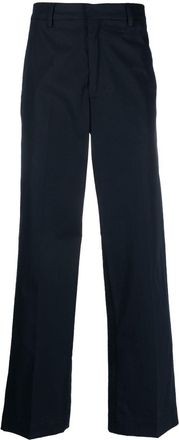Barena mid-rise straight-leg trousers - men - Cotton/Cotton - 46 - Blue