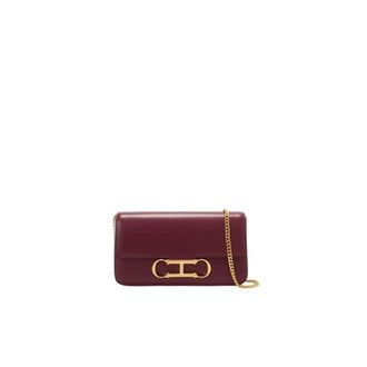 Carolina Herrera Cross Body Bags, female, Red, Size: ONE SIZE Initials Insignia Clutch