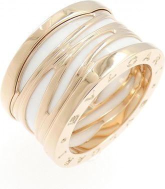 Bulgari Pink Gold (18K) Ceramic Band Ring (Pre-Owned)
