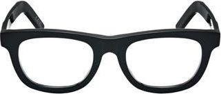 Retro Superfuture 48mm Rectangular Reading Glasses in Black at Nordstrom Rack