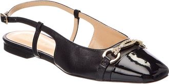 Baldinini Patent & Leather Slingback Flat