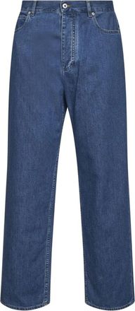 Bottega Veneta Wide Straight Jeans - Heren - Regular Fit Jeans - Blauw - M - Katoen - Jeans