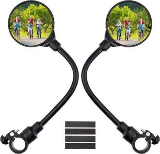 OEM Espejo Para Bicicleta - 2 Piezas - Hd - Convexo - Acr&iacute;lico - 22-30 Mm