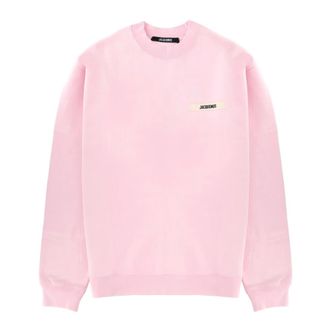 Jacquemus Sweatshirts, male, Pink, Size: XL Le Sweatshirt Gros Grain