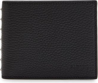 Valentino Garavani Rockstud Grained Leather Wallet - Black - One Size