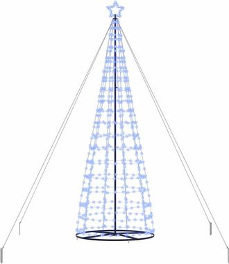 vidaXL &Aacute;rbol De Navidad Led Ekenas 400 Cm 800 Led Azul Acero Azul Vidaxl