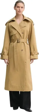 IVY OAK IVY Oak, Jassen, Dames, Bruin, S, Katoen, Trenchcoats