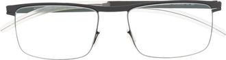 Mykita rectangle-frame glasses - unisex - Metal - 52 - Grey