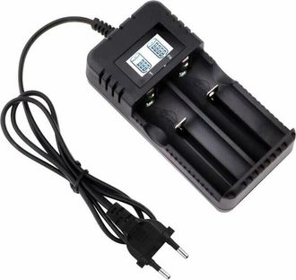 OEM Caricabatterie 18650, Caricabatterie Universale, Ricarica Rapida Intelligente, Testina Di Ricarica A 2 Slot Con Display Lcd, Compatibile Con Una Varie