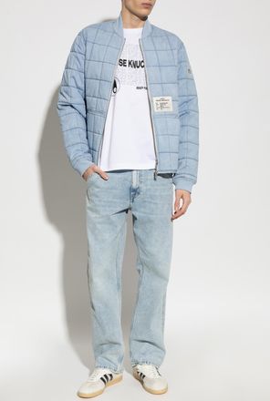 Moose Knuckles T-shirt With Printed Logo, Mens, White