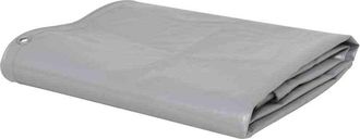 vidaXL Tarpaulin 650 g/m&sup2; 4x5 m Grey Vidaxl