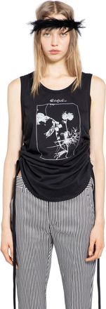 Ann Demeulemeester Wildflower Mexi Cropped Tank Top