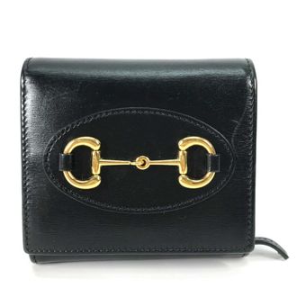 Gucci Black Leather Wallet (Bi-Fold) (Pre-Owned)