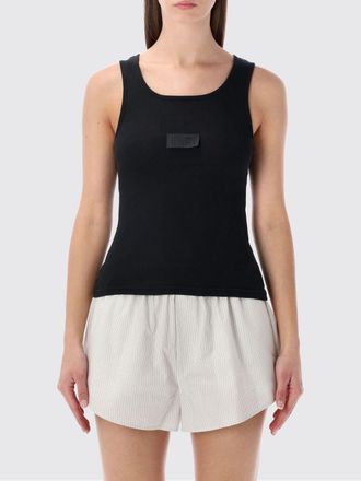 Maison Margiela Top in cotone con logo MM6 Maison Margiela