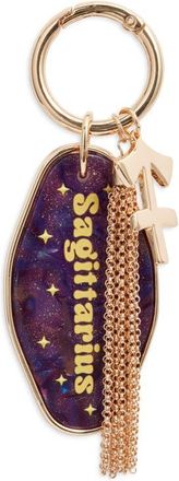 Chelsea28 Horoscope Bag Charm in Sagittarius- Gold Multi at Nordstrom