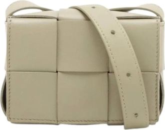 Bottega Veneta Pre-owned Mini Bags, female, Gray, Size: ONE SIZE Pre-owned Mini Shoulder Bag