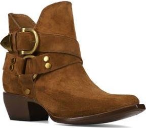 Frye Sacha Harness Bootie in Bark at Nordstrom Rack, Size 6