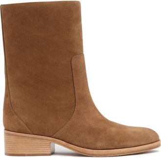 3.1 Phillip Lim Lucien 40mm suede boots - women - Calf Suede - 41 - Brown