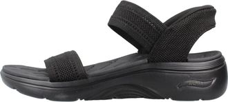 Skechers GO Walk Arch Fit 2.0 Sandaal - Dames - Outdoorschoenen - Zwart - 37 EU - Fitness