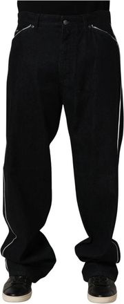 Dolce & Gabbana Jeans - Heren - Regular Fit Jeans - Zwart - M - Jeans