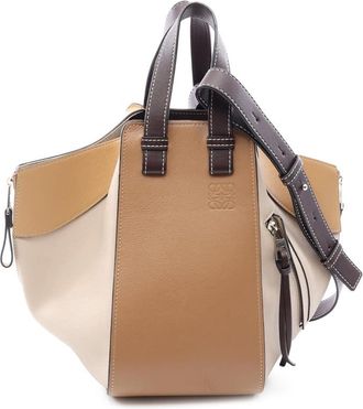 Loewe Pre-owned Loewe Small Tricolor Soft Grained Calfskin Hammock Bag Ladies 1QMB96TAMEZGUUBN