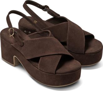 beek Dunlin Platform Slingback Sandal in Coff at Nordstrom Rack, Size 10