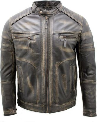 Infinity Leather Leather Racing Biker Jacket