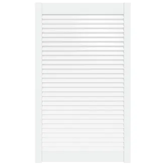 vidaXL Puerta De Armario De Lamas Madera Pino Blanco 99,3x59,4 Cm Vidaxl