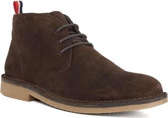 Dune London Mens Creed - Casual Chukka Boots - Brown Leather - Size UK 11
