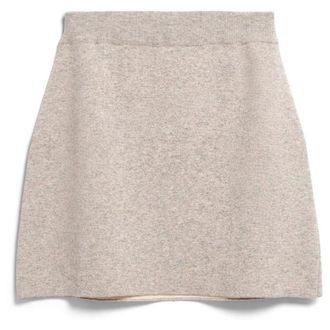 Armedangels Cotton-Wool Mini Knit Skirt Jupe f&uuml;r Damen | grau