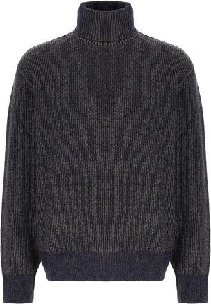 Paul & Shark Turtleneck trui van wol en kasjmier - Heren - Coltruien - Blauw - L - Wol - Truien & Vesten