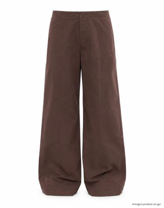 Cellar Door Brown Jonap Cotton Chino Trousers