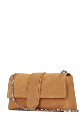 Jacquemus Womens Le Bambino Chaine Camel Principal:calf Leather Borse A Mano Bag
