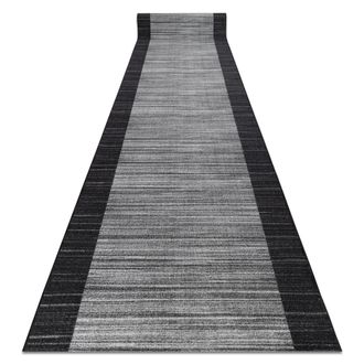 RugsX Rugsx - Alfombra De Pasillo Con Refuerzo De Goma Streifen 120 Cm Antracita Grey 120x1150 Cm