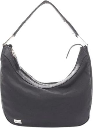 Gucci Pre-owned Shoulder Bags, female, Black, Size: ONE SIZE Pre-owned Vintage Nylon Shoulder Bag