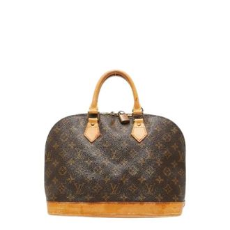 Louis Vuitton Pre-owned Handbags, female, Brown, Size: ONE SIZE Pre-owned Alma Monogram Handbag