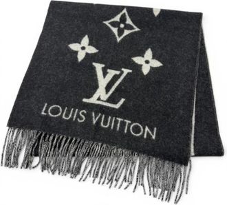 Louis Vuitton Pre-owned Stole - Heren - Vintage Accessoires - Zwart - ONE Size - Kasjmier - Vintage