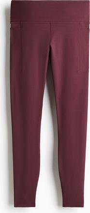 H&M Sportleggings mit DryMove und Beintaschen - Red