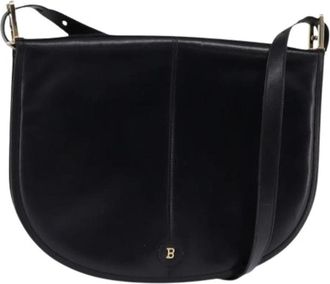 Bally Pre-owned Leather Shoulder Bag - Dames - Vintage Schoudertas - Zwart - ONE Size - Leer - Vintage