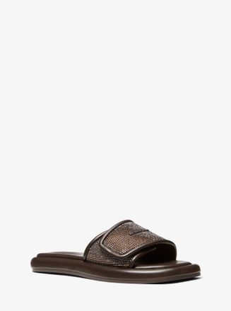 Michael Kors Suki Embellished Slide Sandal
