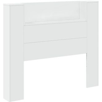vidaXL Headboard White 120 x 16.5 x 103.5 cm Engineered Wood vidaXL