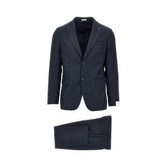 Breras Milano Single-breasted wool tailored suit Man 46