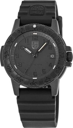 Luminox Sea Series Sea Turtle Black Dial Polyurethane Strap Mens Watch XS.0301.BO. L