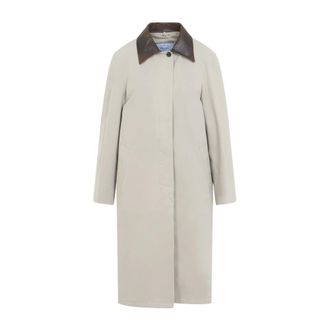 Prada Soprabito - Coats - Mujer - Beige - S
